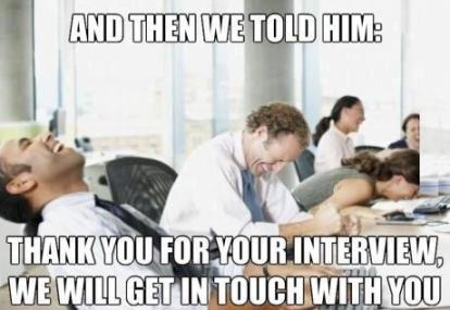 After every interview xD